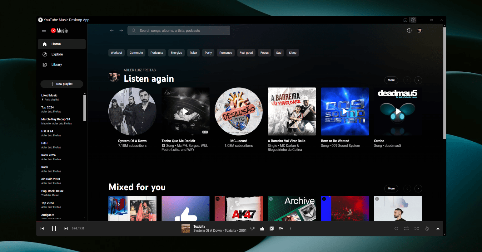 YouTube Music Desktop